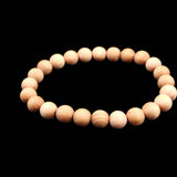 Japanese Natural Izumo Black Pine Wood 8mm Bead Bracelet 4.7g (ID:32177)