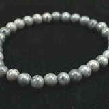 Japanese Natural Omi Rhyolite 6mm Bead Bracelet 10.0g (ID:32386)