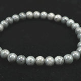 Japanese Natural Omi Rhyolite 6mm Bead Bracelet 10.0g (ID:32386)