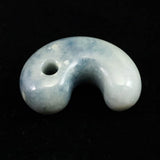 Natural Itoigawa Jadeite Green 33mm Magatama 16.19g with Certificate (ID:32429)