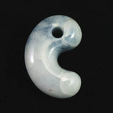 Natural Itoigawa Jadeite Green 33mm Magatama 16.19g with Certificate (ID:32429)