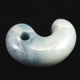 Natural Itoigawa Jadeite Green 33mm Magatama 16.19g with Certificate (ID:32429)