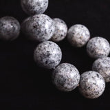Japanese Natural Angel Snow Lite 14mm Bead Bracelet 57.6g (ID:33140)