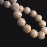 Japanese Natural Ninigi Quartz 8mm Bead Bracelet 17.8g (ID:33251)