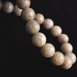 Japanese Natural Ninigi Quartz 8mm Bead Bracelet 17.8g (ID:33251)