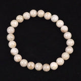 Japanese Natural Ninigi Quartz 8mm Bead Bracelet 17.8g (ID:33251)