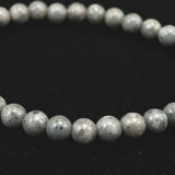 Japanese Natural Omi Rhyolite 6mm Bead Bracelet 9.9g (ID:33336)