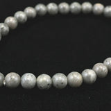 Japanese Natural Omi Rhyolite 6mm Bead Bracelet 9.9g (ID:33336)