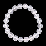 Japanese Natural Quartz 10mm Bead Bracelet 28.8g (ID:33428)