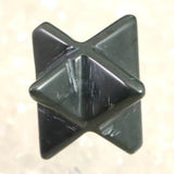 Japanese Natural Kamuikotan Stone Merkaba Star 22mm 5.1g (ID:33477)