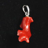 Japanese Natural Oxblood Red Gem Coral Pendanttop 1.70g (ID:33697)