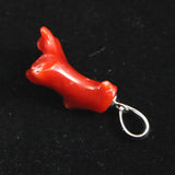 Japanese Natural Oxblood Red Gem Coral Pendanttop 1.70g (ID:33697)