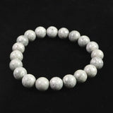 Japanese Natural Omi Rhyolite 10mm Bead Bracelet 28.0g (ID:34259)
