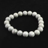 Japanese Natural Omi Rhyolite 10mm Bead Bracelet 28.0g (ID:34259)