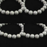 Japanese Natural Omi Rhyolite 10mm Bead Bracelet 28.0g (ID:34259)