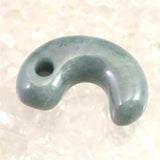 Natural Itoigawa Jadeite Green 24mm Magatama 5.26g with Certificate (ID:34351)