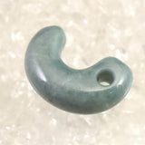 Natural Itoigawa Jadeite Green 24mm Magatama 5.26g with Certificate (ID:34351)