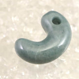 Natural Itoigawa Jadeite Green 24mm Magatama 5.26g with Certificate (ID:34351)