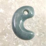Natural Itoigawa Jadeite Green 24mm Magatama 5.26g with Certificate (ID:34351)