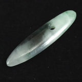 Natural Itoigawa Jadeite Green 36mm Taishu 2.3g with Certificate (ID:35077)