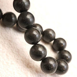 Japanese Natural Nachiguro Slate 10mm Bead Bracelet 29.8g (ID:35246)