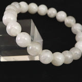 Japanese Natural Gray Quartz 10mm Bead Bracelet 27.1g (ID:35859)