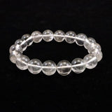 Japanese Natural Included Quartz 11mm Bead Bracelet 34.8g (ID:36635)