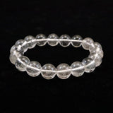Japanese Natural Included Quartz 11mm Bead Bracelet 34.8g (ID:36635)