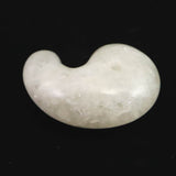 Japanese Natural Gray Quartz 33mm Magatama 13.2g (ID:36763)
