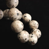 Japanese Natural Ise Granite 12mm Bead Bracelet 42.3g (ID:38476)