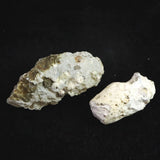 Japanese Natural Botryoidal Chalcedony Set of 2 Rough Stones 68.1g (ID:38666)