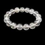 Japanese Natural Quartz 12mm Bead Bracelet 44.7g (ID:38680)