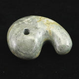 Japanese Natural Yamatohikari Stone 33mm Magatama 13.9g (ID:38867)