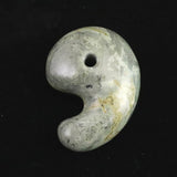 Japanese Natural Yamatohikari Stone 33mm Magatama 13.9g (ID:38867)