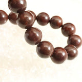 Japanese Natural Akadama Jasper 10mm Bead Bracelet 30.1g (ID:39414)
