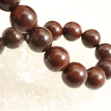 Japanese Natural Akadama Jasper 10mm Bead Bracelet 30.1g (ID:39414)