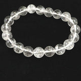 Japanese Natural Quartz Grade A 10mm Bead Bracelet 29.9g (ID:39748)