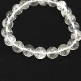 Japanese Natural Quartz Grade A Bead Bracelet 10mm 29.9g with Certificate (ID:39748)