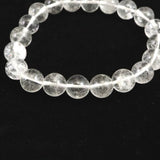 Japanese Natural Quartz Grade A 10mm Bead Bracelet 29.9g (ID:39748)