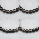 Japanese Natural Obsidian 7.5mm Bead Bracelet 13.7g (ID:40677)