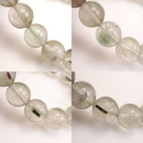 Japanese Natural Green Included Quartz 10mm Bead Bracelet 29.6g (ID:41252)