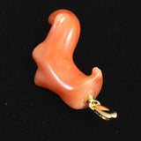 Japanese Natural Gem Coral Pendanttop 1.90g (ID:41419)