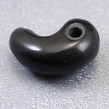 Japanese Natural Obsidian 21mm Magatama 3.3g (ID:41480)