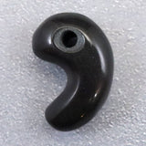 Japanese Natural Obsidian 21mm Magatama 3.3g (ID:41480)