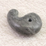 Japanese Natural Churaumi Chert 34mm Magatama 13.0g (ID:42394)
