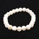 Japanese Natural Onokoro Quartz AAA Grade 8mm Bead Bracelet 17.9g (ID:42784)