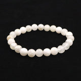 Japanese Natural Onokoro Quartz AAA Grade 8mm Bead Bracelet 17.9g (ID:42784)