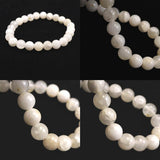 Japanese Natural Onokoro Quartz AAA Grade 8mm Bead Bracelet 17.9g (ID:42784)