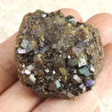 Japanese Natural Rainbow Andradite Garnet Rough Stone 43.4g (ID:42836)