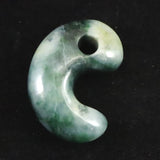 Natural Itoigawa Jadeite Green 30mm Magatama 11.1g with Certificate (ID:43043)